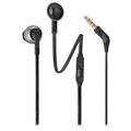 Auscultadores Intrauditivos JBL Tune 205/ con Micrófono/ Jack 3.5/ Pretos