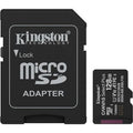 Tarjeta de Memoria Kingston CANVAS Select Plus 128GB microSD XC con Adaptador/ Clase 10/ 150MBs