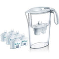 Pack Jarra Filtrante Laica Stream/ 2.3L/ Branca/ Jarra + 6 Filtros BI-FLUX