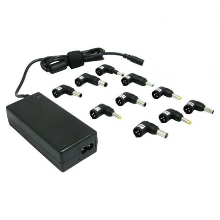 Carregador de Portátil Leotec/ 70W/ Automático/ 10 Conectores/ Voltaje 15-20V
