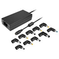 Carregador de Portátil Leotec Notebook/ 120W/ Automático/ 10 Conectores/ Voltaje 12-20V