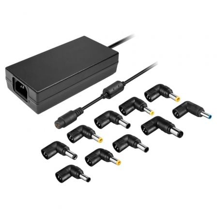 Carregador de Portátil Leotec Notebook/ 120W/ Automático/ 10 Conectores/ Voltaje 12-20V