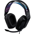 Auscultadores Gaming con Micrófono Logitech G335/ Jack 3.5/ Pretos