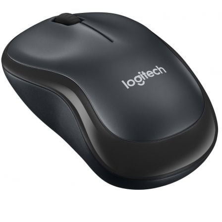 Rato Inalámbrico Logitech Silent M220/ Hasta 1000 DPI/ Gris Marengo