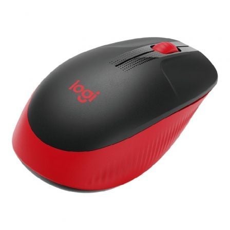 Rato Inalámbrico Logitech M190/ Hasta 1000 DPI/ Rojo