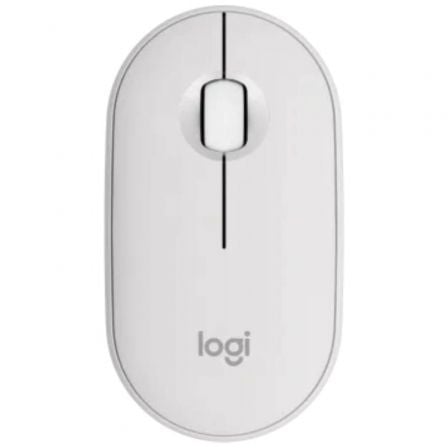 Rato Inalámbrico Logitech Pebble 2 M350S/ Hasta 1000 DPI/ Branco