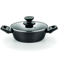 Cacerola Baja Monix Green M480528/ Ø28cm/ Aluminio forjado/ Apta para Inducción