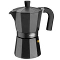 Cafetera Italiana Monix Noir M640006/ 6 Tazas/ Preta