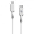 Cable USB 2.0 Tipo-C Muvit For Change MCUSC0008/ USB Tipo-C Macho - USB Tipo-C/ Hasta 60W/ 480Mbps/ 1.2m/ Branco