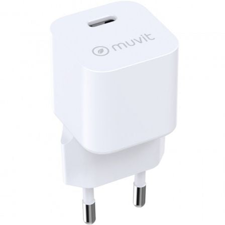 Carregador de Pared Muvit For Change MCACC0047/ 1xUSB Tipo-C/ 30W