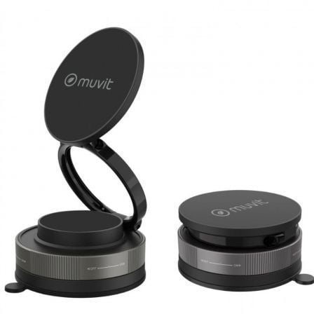 Soporte de Smartphone para Coche Muvit For Change MCCHL0035/ Preto