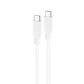 Cable USB 2.0 Tipo-C Nanocable 10.01.2301-L150-W/ USB Tipo-C Macho - USB Tipo-C Macho/ 480Mbps/ 1.5m/ Branco
