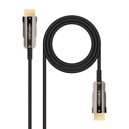Cable HDMI 2.0 4K AOC Nanocable 10.15.2020/ HDMI Macho - HDMI Macho/ 20m/ Preto
