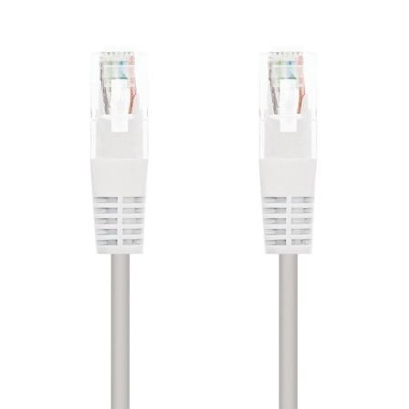 Cable de Red RJ45 UTP Nanocable 10.20.0101-W Cat.5e/ 1m/ Branco