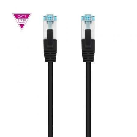 Cable de Red RJ45 SFTP Nanocable 10.20.1700-BK Cat.7/ 50cm/ Preto