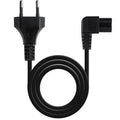 Cable Alimentación Acodado Nanocable 10.22.0503/ CEE7/16 Macho - C7 Hembra/ 3m/ Preto