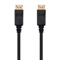Cable DisplayPort 1.2 4K Nanocable 10.15.2300/ DisplayPort Macho - DisplayPort Macho/ 50cm/ Preto