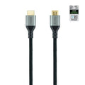Cable HDMI 2.1 8K Nanocable 10.15.8102/ HDMI Macho - HDMI Macho/ 2m/ Certificado/ Preto