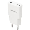 Carregador de Pared Nanocable 10.10.2029/ 2xUSB Tipo-C/ 30W/ Branco