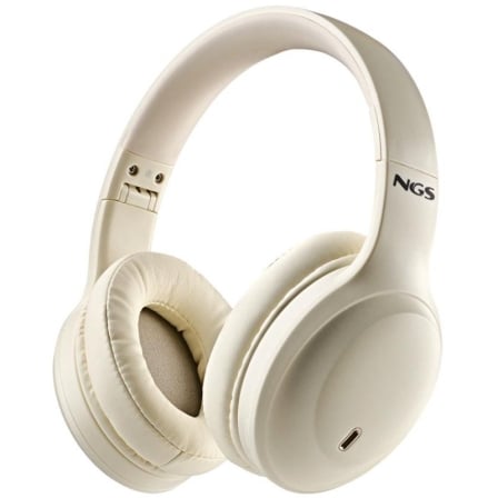 Auscultadores Inalámbricos NGS Artica Glacier/ con Micrófono/ Bluetooth/ Beiges