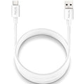 Cable USB 2.0 NGS ZYRO-AC/ USB Macho - USB Tipo-C Macho/ Hasta 15W/ 480Mbps/ 1m/ Branco