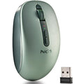Rato Ergonómico Inalámbrico NGS Fog Dual FOGDUALGREEN Silencioso/ Hasta 1600 DPI/ Verde