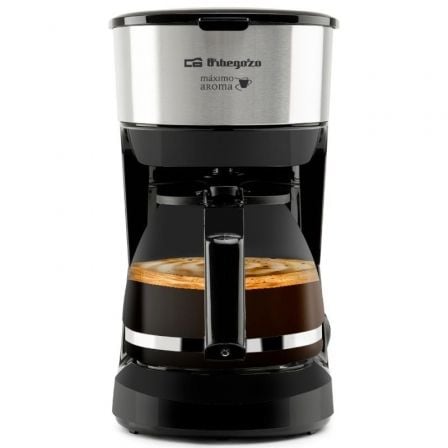 Cafetera de Goteo Orbegozo CG 4506/ 6 Tazas/ Preta y Plata