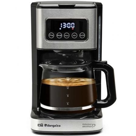 Cafetera de Goteo Orbegozo CG 6015/ 15 Tazas/ Preta