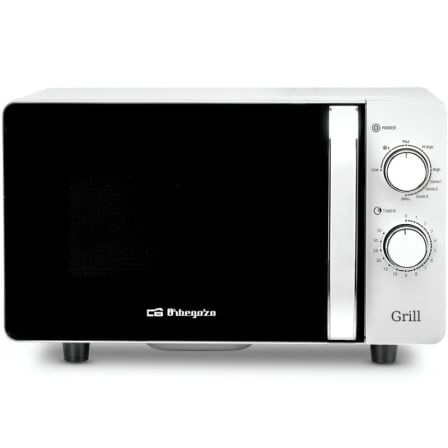 Microondas Orbegozo MIG 2070 CE/ 700W/ Capacidad 20L/ Función Grill/ Branco