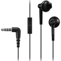 Auscultadores Intrauditivos Panasonic RP-TCM55/ con Micrófono/ Jack 3.5/ Pretos