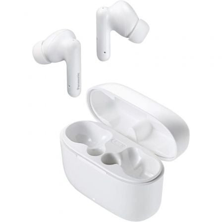 Auscultadores Bluetooth Panasonic RZ-B110W con estuche de carga/ Autonomía 6h/ Brancos