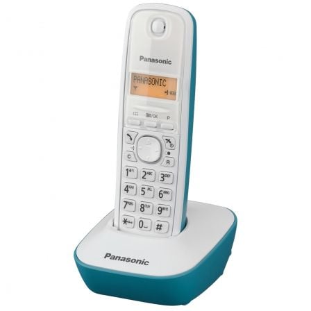 Teléfono Inalámbrico Panasonic KX-TG1611/ Branco/ Azul