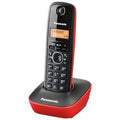 Teléfono Inalámbrico Panasonic KX-TG1611/ Preto y Rojo