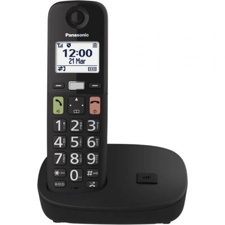 Teléfono Inalámbrico Panasonic KX-TGU110/ Preto