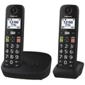 Teléfono Inalámbrico Panasonic KX-TGU112EXB/ Pack DUO/ Preto