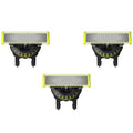 Cabezal de Reemplazo para Afeitadora Eléctrica Philips OneBlade/ Pack 3