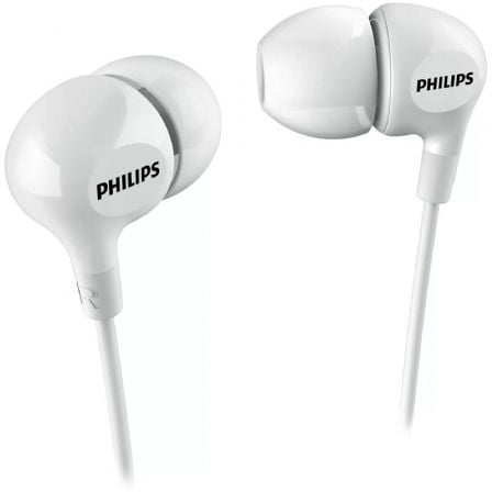 Auscultadores Intrauditivos Philips SHE3550WT/ Jack 3.5/ Brancos