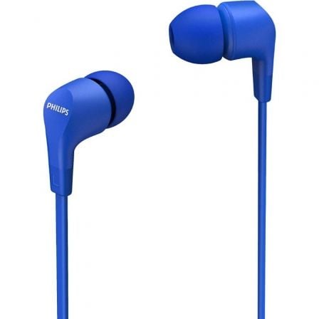 Auscultadores Intrauditivos Philips TAE1105BL/ con Micrófono/ Jack 3.5/ Azules