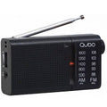 Radio Portátil Qubo RS-2/ con Cable/ a Pilas/ Preta