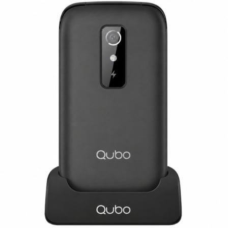 Teléfono Móvil Qubo P-220BKC 4G para Personas Mayores/ Preto