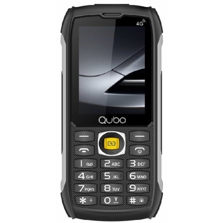 Teléfono Móvil Rugerizado Qubo ST-002 para Personas Mayores/ Preto