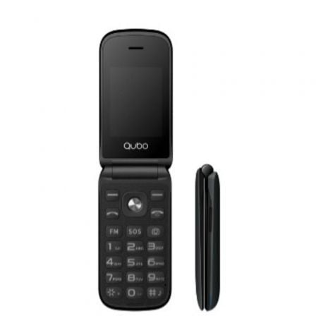 Teléfono Móvil Qubo X-209 4G para Personas Mayores/ Preto