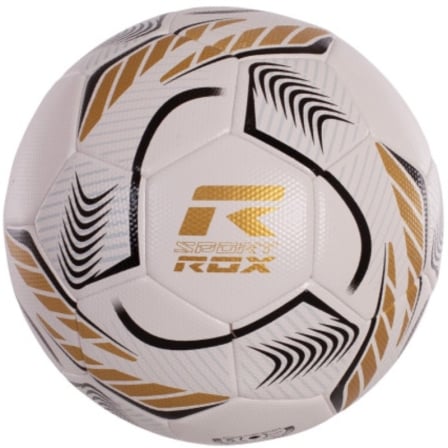 Balón de Fútbol Rox Sport R-Comand/ Branco y Dorado