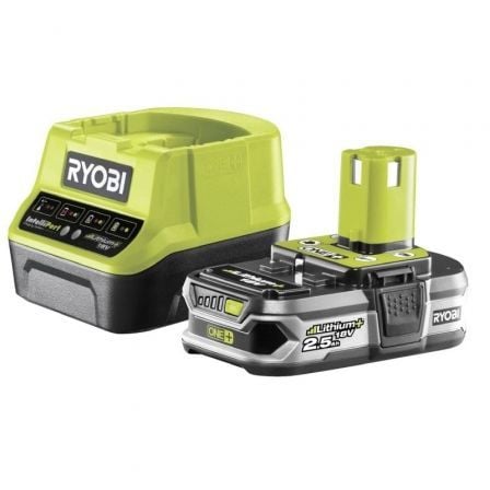 Carregador + Batería de litio Ryobi ONE+ RC18120-125/ 18V 2,0Ah