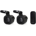 Set de Mini Enchufes para Exterior Smartwares SH4-99653/ Pretos