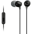 Auscultadores Intrauditivos Sony MDR-EX15AP/ con Micrófono/ Jack 3.5/ Pretos