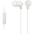 Auscultadores Intrauditivos Sony MDR-EX15AP/ con Micrófono/ Jack 3.5/ Brancos