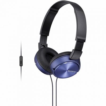 Auscultadores Sony MDRZX310APL/ con Micrófono/ Jack 3.5/ Azules