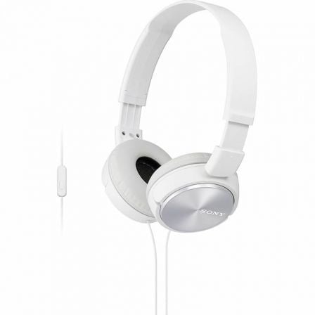 Auscultadores Sony MDRZX310APW/ con Micrófono/ Jack 3.5/ Brancos