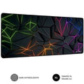Alfombrilla Subblim Neon Obsidian XL/ 900 x 400 x 3 mm